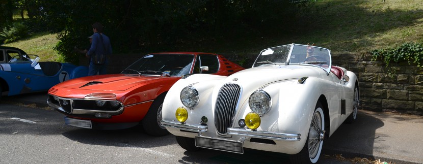 Oldtimermeeting Baden-Baden Jaguar Alfa
