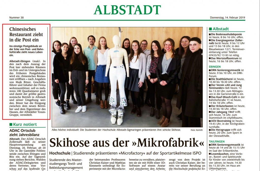 wohnraumbitzer.de in der Tageszeitung 14.02.2019