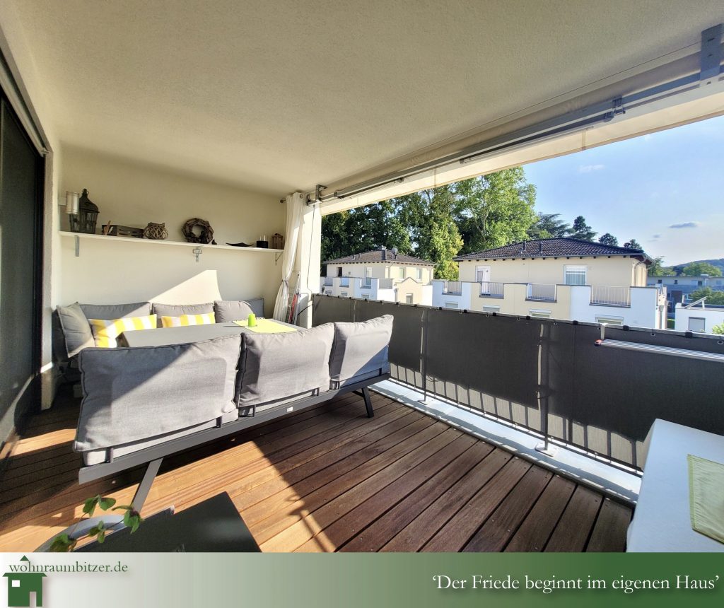 Wohnung mit Park zu verkaufen, Loggia wie im Traum ,4 Zimmer Wohnung Bad Honnef, Bitzer Immobilien Albstadt Bisingen Balingen