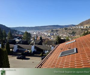 3 Zimmer Dachgeschosswohnung am Jausenteich Ausblick