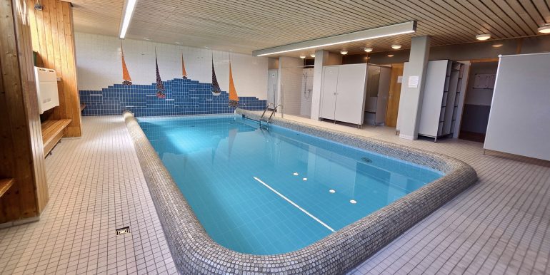 1 Zimmer Wohnung Gomaringen zu verkaufen Blick auf den Pool