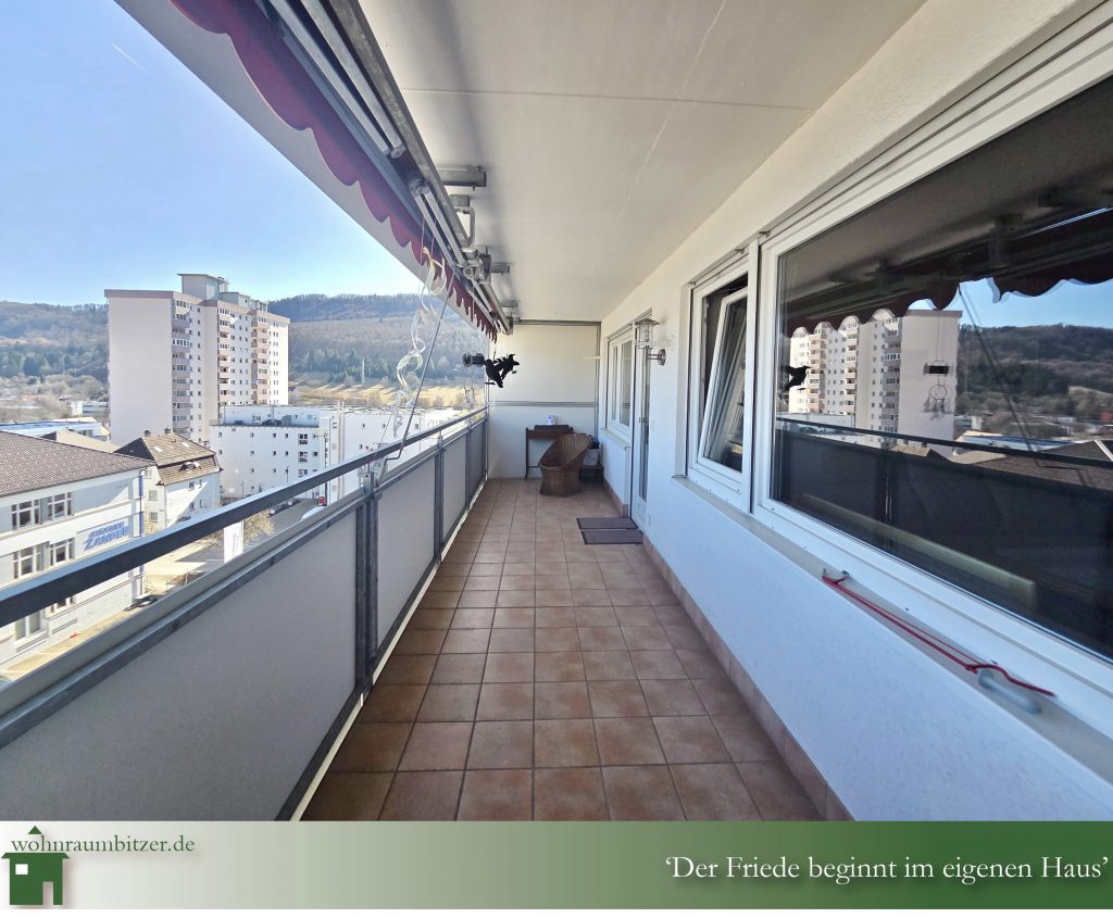 Beste Aussicht Albstadt Ebingen zu verkaufen Balkon