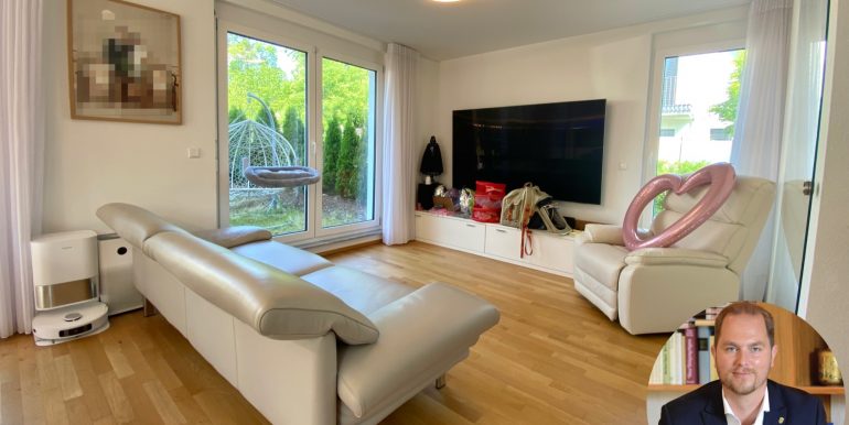 Einfamilienhaus Reutlingen Ohmenhausen Fast neu 27 kWh, Wohnzimmer