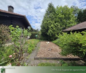 DAS FERIENHAUS in Marschalkenzimmern, Gartenbereiche aufgeteilt