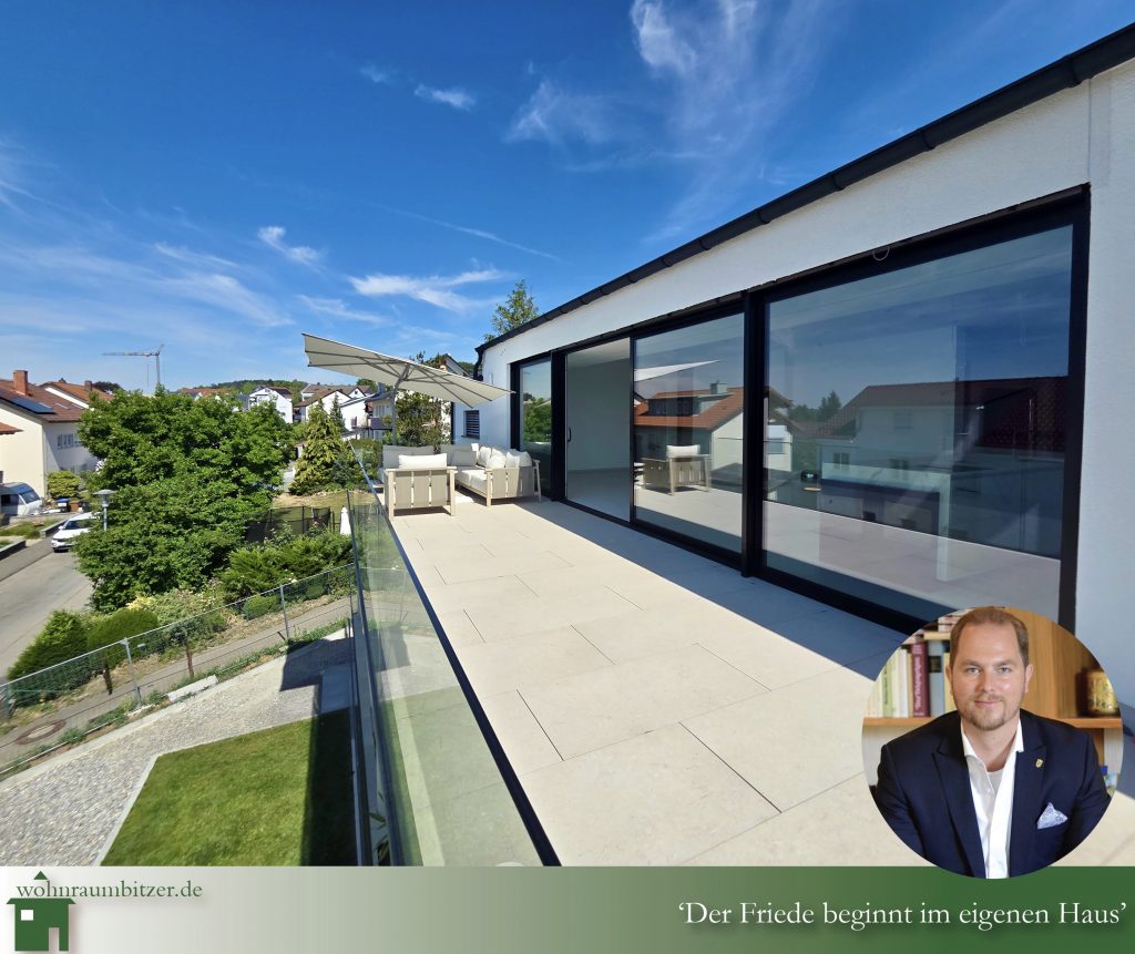 Luxus Wohnung Bodensee Penthouse Markdorf Terrasse