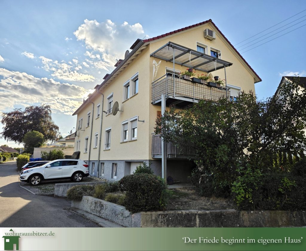 3 Zimmer Wohnung in Rosenfeld zu verkaufen, Aussenansicht 2