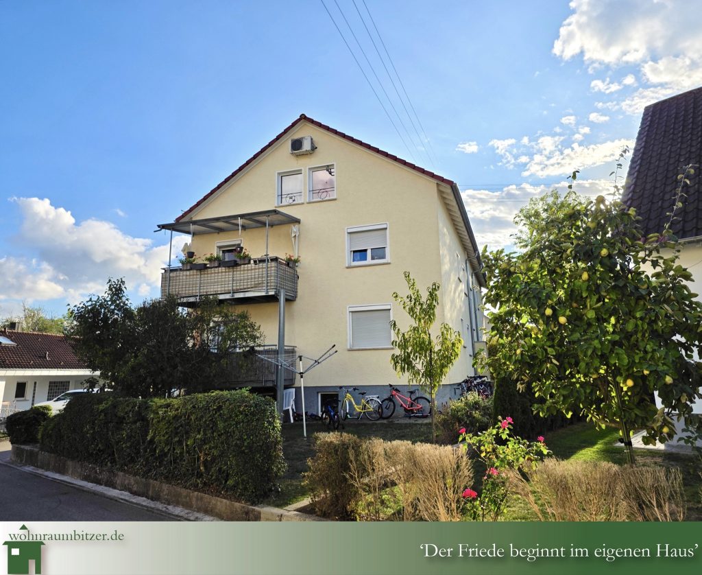 3 Zimmer Wohnung in Rosenfeld zu verkaufen, Aussenansicht 3