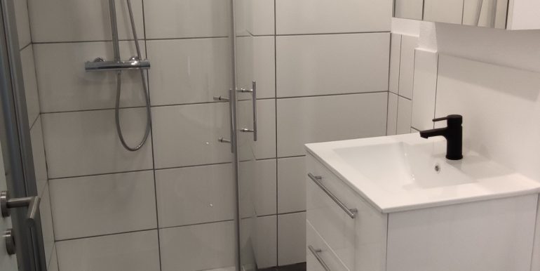 1,5 Zimmer Wohnung in toller Lage Tailfingen, Blick ins Badezimmer mit Dusche