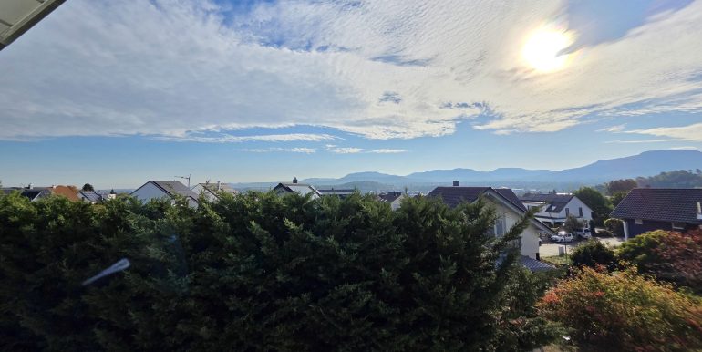 Freistehendes Einfamilienhaus Ofterdingen kaufen Energieeffizienz A, Ausblick aus dem Badezimmer